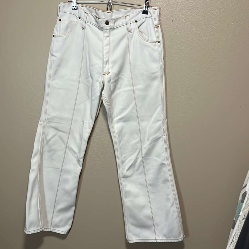 Vintage red snap jeans